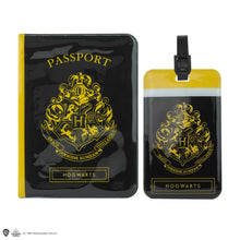 Load image into Gallery viewer, Hogwarts Luggage Tag &amp; Passport Cover Set