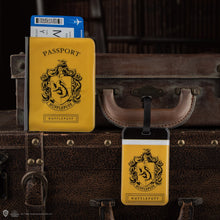 Load image into Gallery viewer, Hufflepuff Luggage Tag &amp; Passport Cover Set