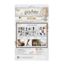 Load image into Gallery viewer, Set of 35 Harry Potter Temporary Tattoos