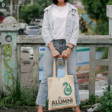 Load image into Gallery viewer, Alumni Slytherin Tote Bag
