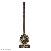 Load image into Gallery viewer, Cedric Diggory Wand Pen with Stand &amp; Lenticular Bookmark