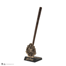 Load image into Gallery viewer, Cedric Diggory Wand Pen with Stand &amp; Lenticular Bookmark