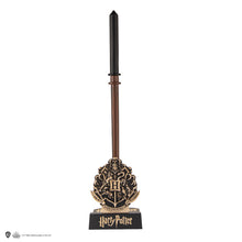 Load image into Gallery viewer, Draco Malfoy Wand Pen with Stand &amp; Lenticular Bookmark