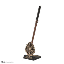 Load image into Gallery viewer, Draco Malfoy Wand Pen with Stand &amp; Lenticular Bookmark