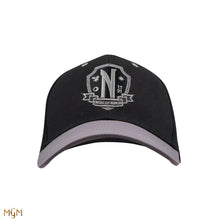 Load image into Gallery viewer, Nevermore Academy Black Baseball Cap