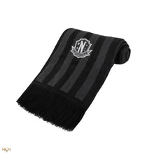 Load image into Gallery viewer, Nevermore Academy Black Scarf