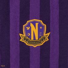 Load image into Gallery viewer, Nevermore Academy Purple Scarf