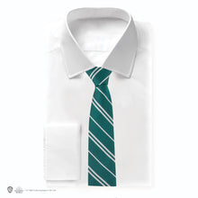 Load image into Gallery viewer, Kids Slytherin Woven Crest Tie