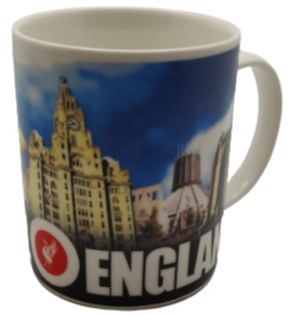 Liverpool Normal Collage Blue Mug