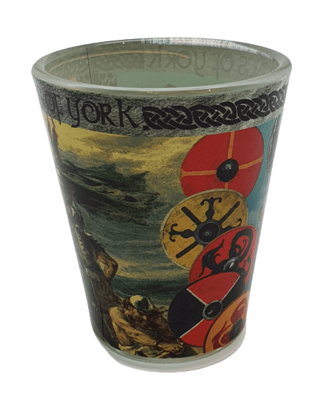 Shot Glass York viking - britishsouvenirs