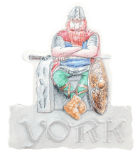 Load image into Gallery viewer, Resin magnet York Viking
