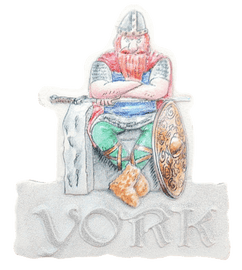 Resin magnet York Viking