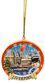 Liverpool Waterfront Christmas Bauble