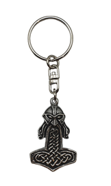 Pewter keyring Mjölnir