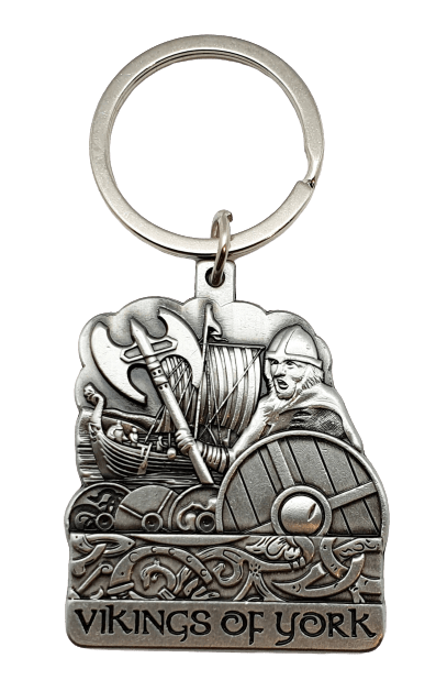 York Vikings Metal Keyring - britishsouvenirs