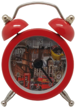 Load image into Gallery viewer, Red Liverpool Collage Mini Alarm Clock