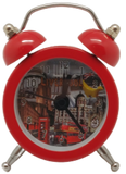 Red Liverpool Collage Mini Alarm Clock
