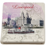 Liverpool Square Pink Cosmetic Mirror