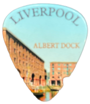 Load image into Gallery viewer, Liverpool Royal Albert Dock Plectrum - Sky blue Color