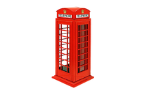 Load image into Gallery viewer, Telephone Booth Piggy Bank 15cm
