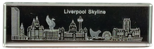 Load image into Gallery viewer, Liverpool Skyline Crystal Glass - Medium Size