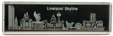 Liverpool Skyline Crystal Glass - Medium Size