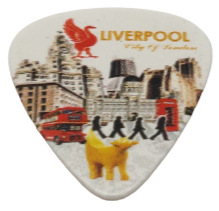 Liverpool Collage Plectrum