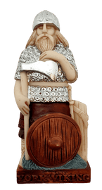 York viking resin magnet figure -britishsouvenirs