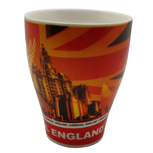 Liverpool Themed Orange Coffee Mug