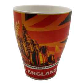 Liverpool Themed Orange Coffee Mug
