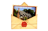 Ann Hathaway's Cottage Postcard Magnet