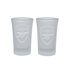 Load image into Gallery viewer, Arsenal Football Club Shot Glass Frosted- Pack of 2