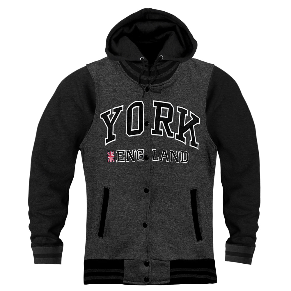 Sweatshirt York England Charcoal-Black Baseball | York Merchandise