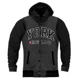 Sweatshirt York England Charcoal-Black Baseball