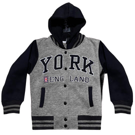  Sweatshirt York England Grey-Navy Youth - Pridesouvenirs