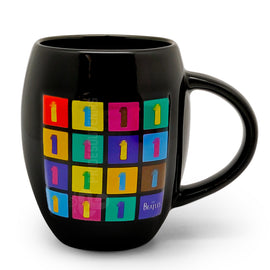 The Beatles Boxed Premium Mug: 1 Album Tiled (Oval/Embossed)