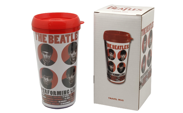 The Beatles Travel Mug: 1962 Performing Live (Plastic Body)