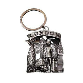 Keyring London landmarks- silver