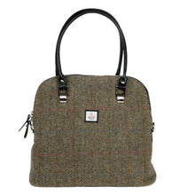 Load image into Gallery viewer, Harris Tweed Large bowling bag Country Green