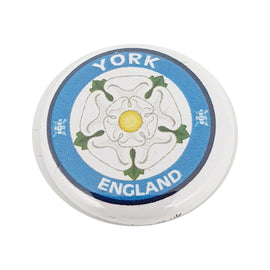 Button Badge Yorkshire Rose