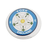 Button Badge Yorkshire Rose