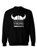 Always Be Viking Jumper-Black