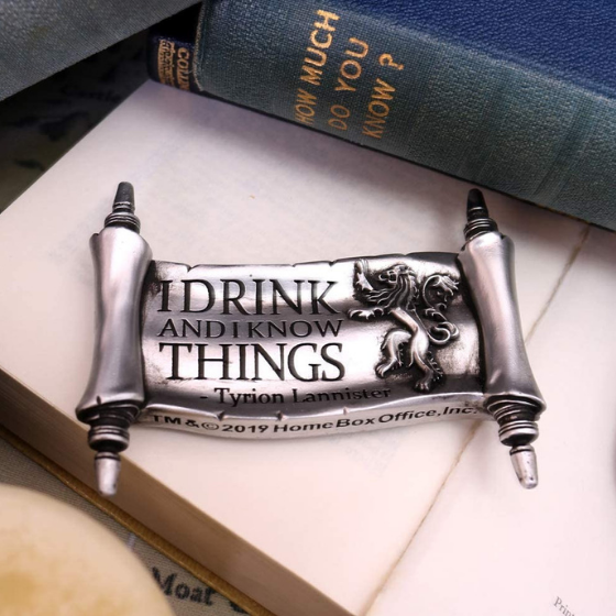 I Drink And I Know Things Magnet (GOT) 9cm - Britishsouvenir