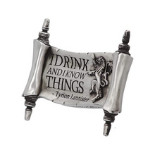 Load image into Gallery viewer, I Drink And I Know Things Magnet (GOT) 9cm - Britishsouvenir