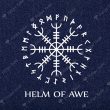 Load image into Gallery viewer, Helm of Awe T-Shirt- Navy- Britishsouvenirs