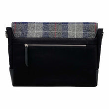 Load image into Gallery viewer, Harris Tweed Messenger Bag (Blue Check)
