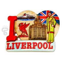 Load image into Gallery viewer, I Love Liverpool Resin Magnet