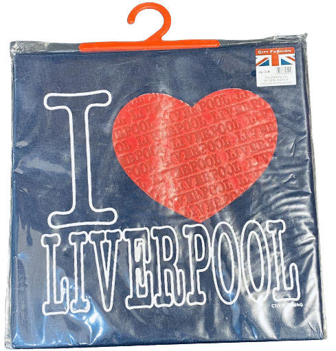 I Love Liverpool Kids T-Shirt Navy