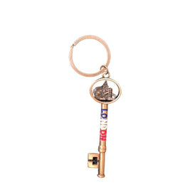 Keyring - London key bronze