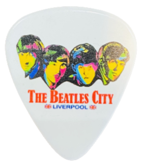 Liverpool - The Beatles City 4 Faces Guitar Plectrum
